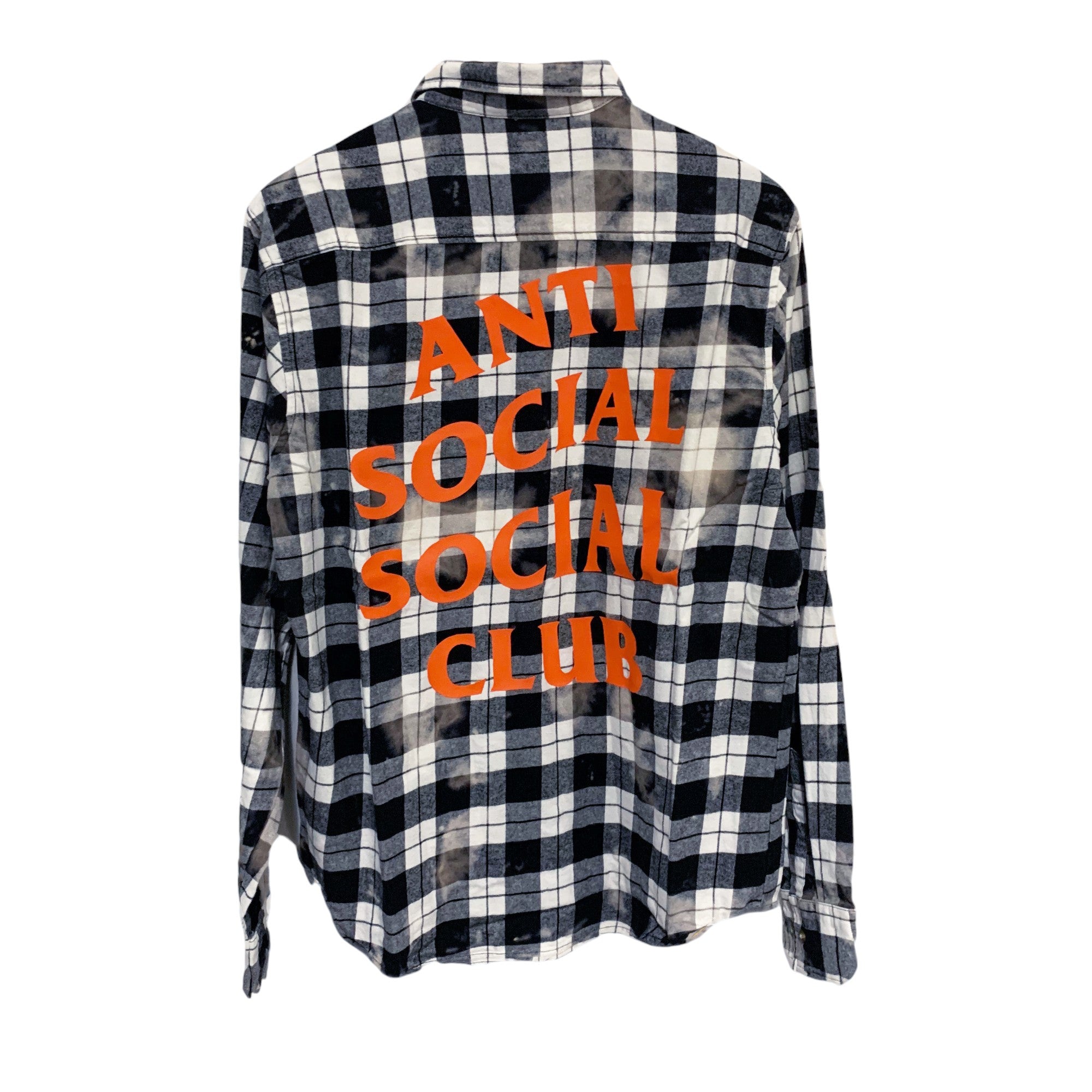 PSY BUFFALO FLANNEL LONG SLEEVE SHIRT ORANGE | ASSC