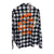 PSY BUFFALO FLANNEL LONG SLEEVE SHIRT ORANGE | ASSC