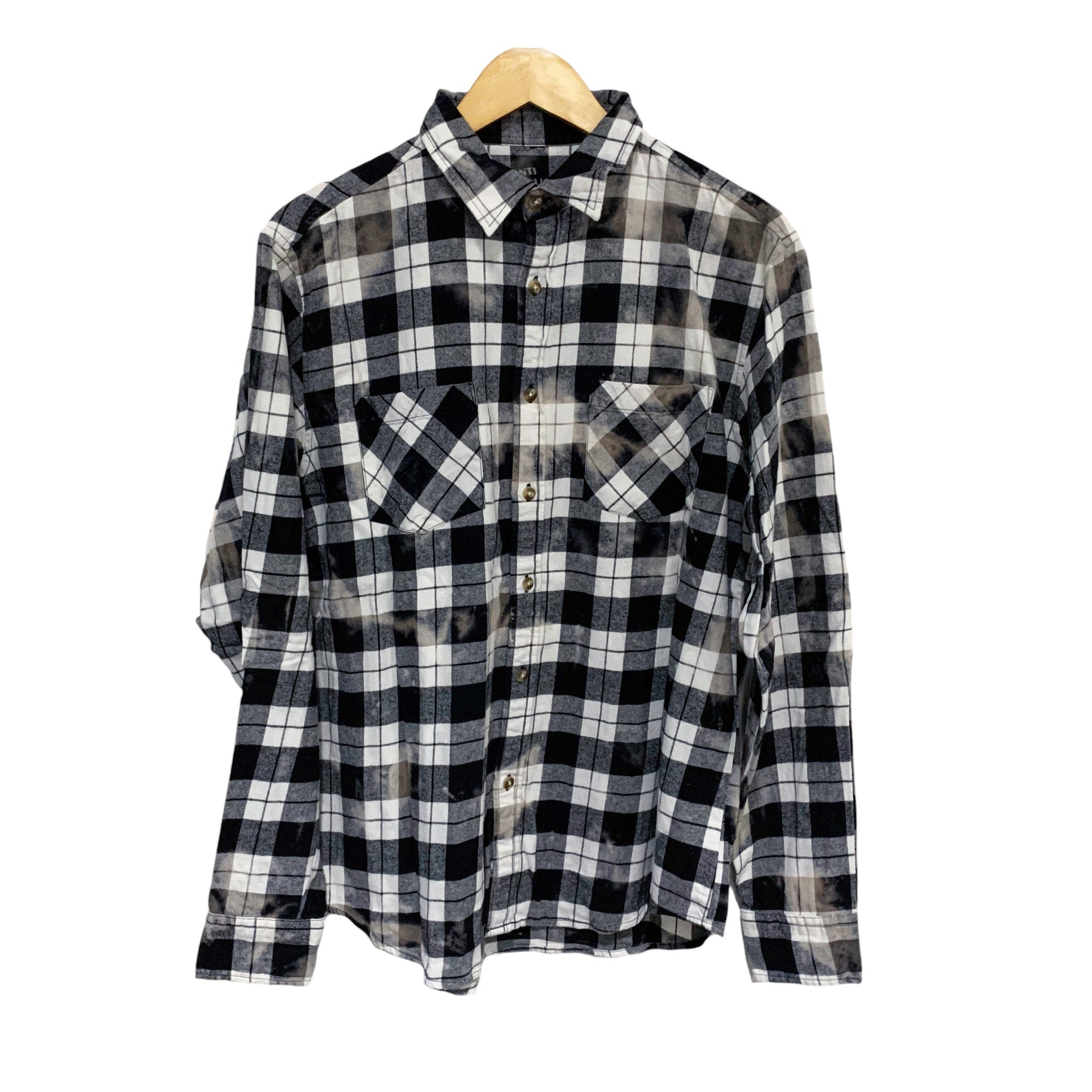 PSY BUFFALO FLANNEL LONG SLEEVE SHIRT ORANGE | ASSC