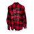 OUTLINED FLANNEL LONG SLEEVE SHIRT RED | ASSC