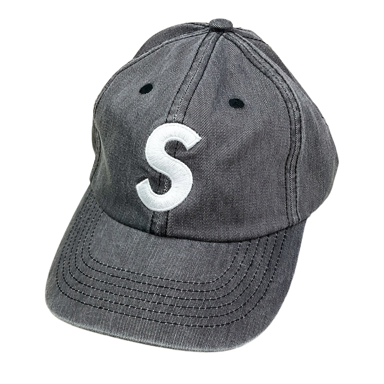 Supreme Pigment Print S Logo 6-Panel Camp Cap Black (SS20) - 0riginalFeet