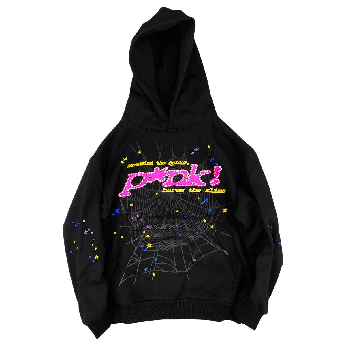 P*NK HOODIE SWEATSHIRT BLACK PINK