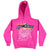 P*NK V2 HOODIE SWEATSHIRT PINK BLACK