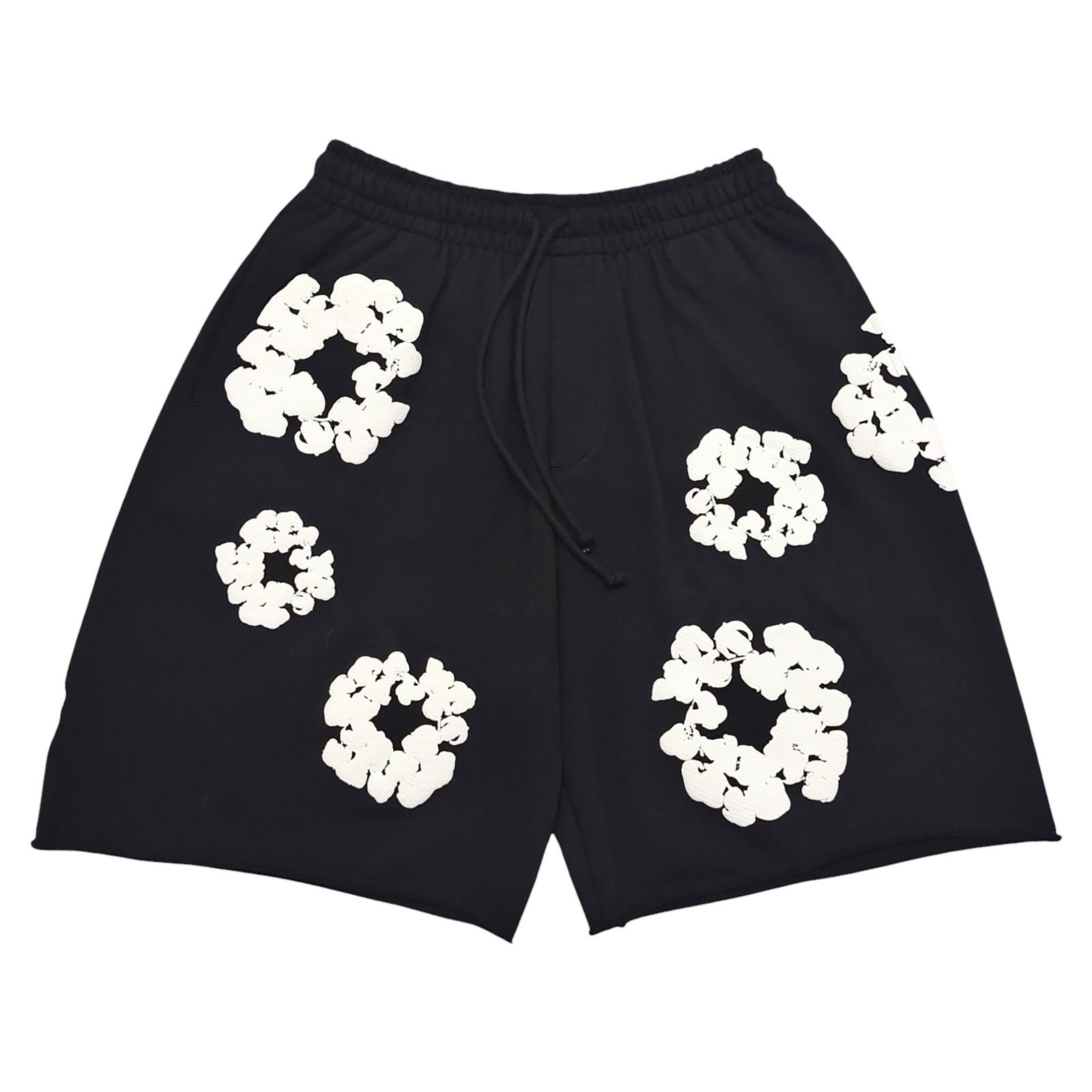 THE COTTON WREATH SHORTS BLACK