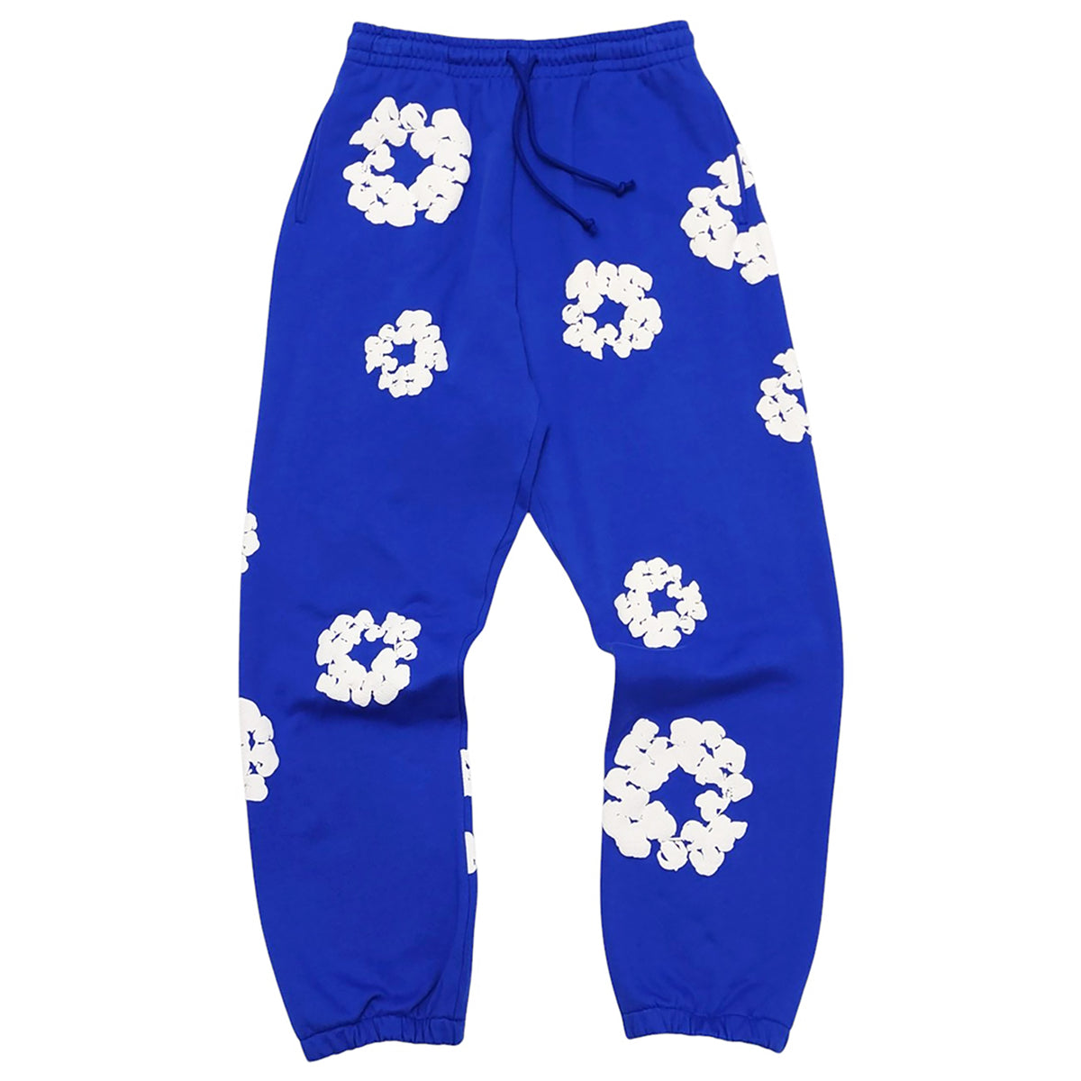 THE COTTON WREATH SWEATPANTS ROYAL BLUE