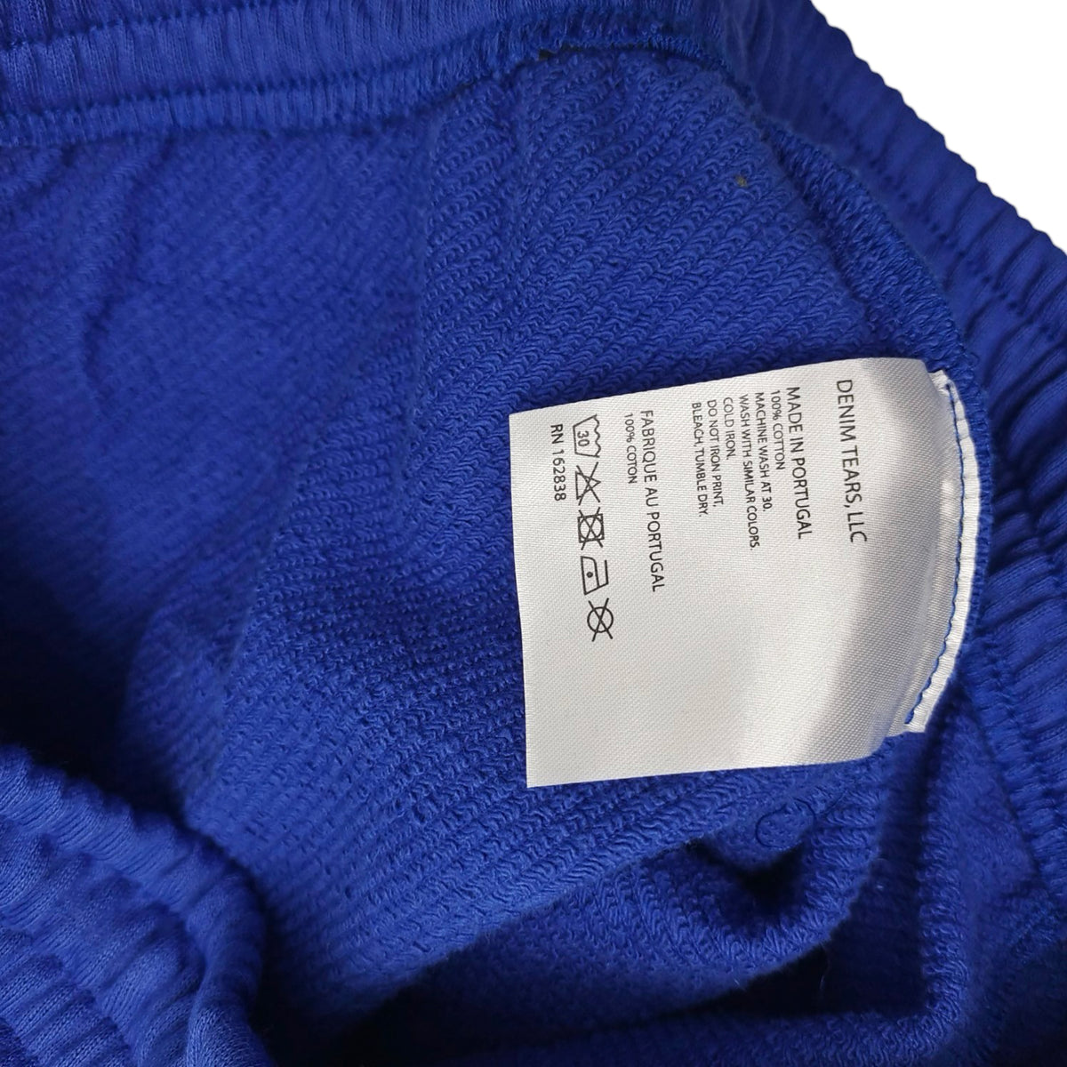 THE COTTON WREATH SWEATPANTS ROYAL BLUE