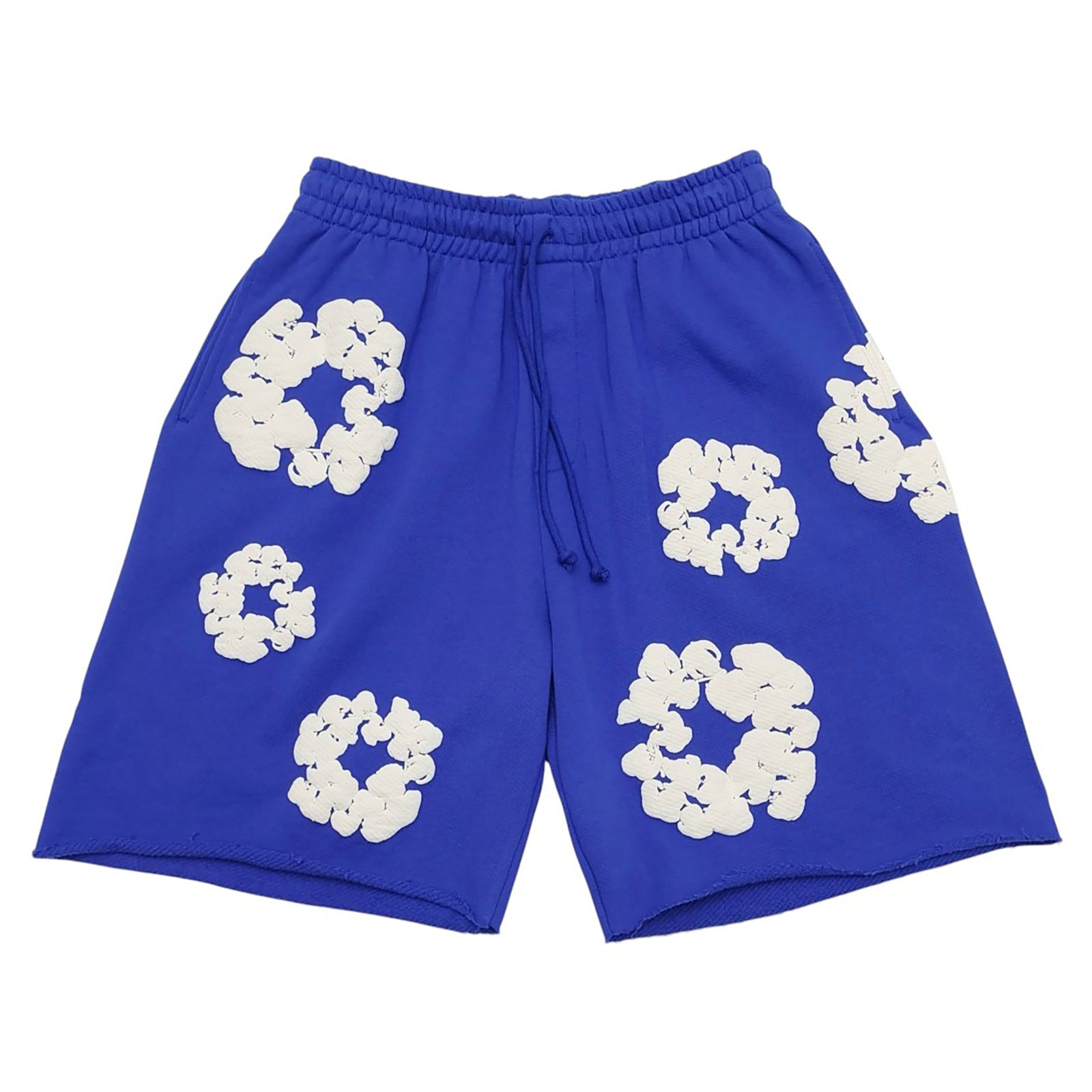 THE COTTON WREATH SHORTS ROYAL BLUE