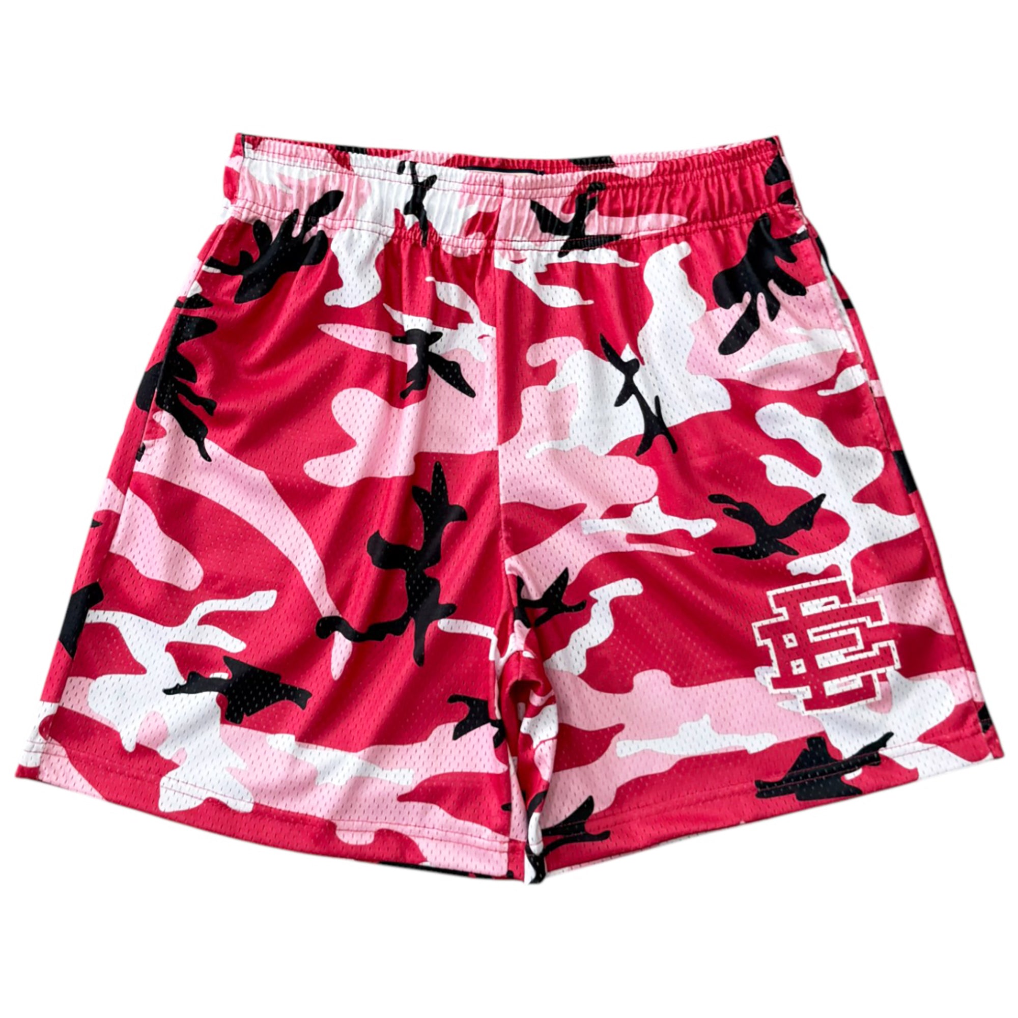 EE BASIC SHORTS PINK BLACK CAMO