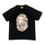 SAND CAMO BIG APE HEAD T-SHIRT BLACK BEIGE | A BATHING APE