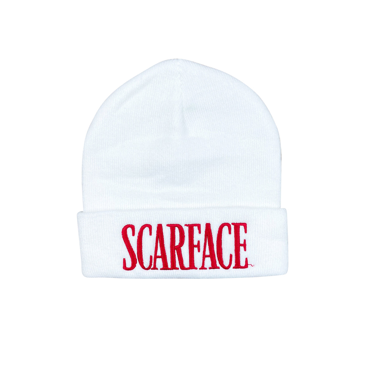 SCARFACE BEANIE WHITE (FW17)