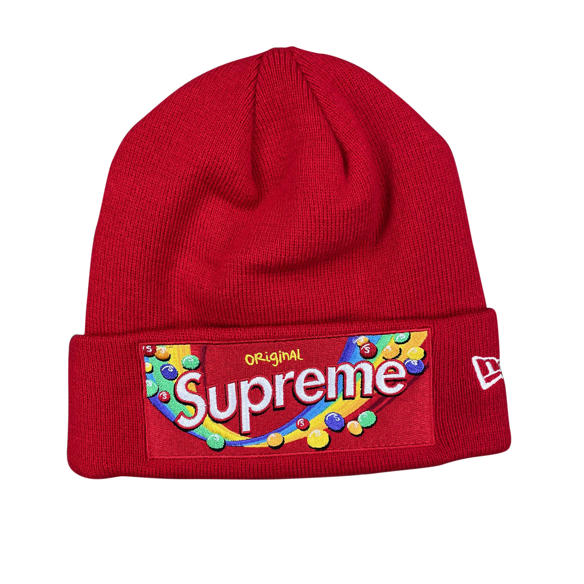 NEW ERA SKITTLES BEANIE RED (FW21)