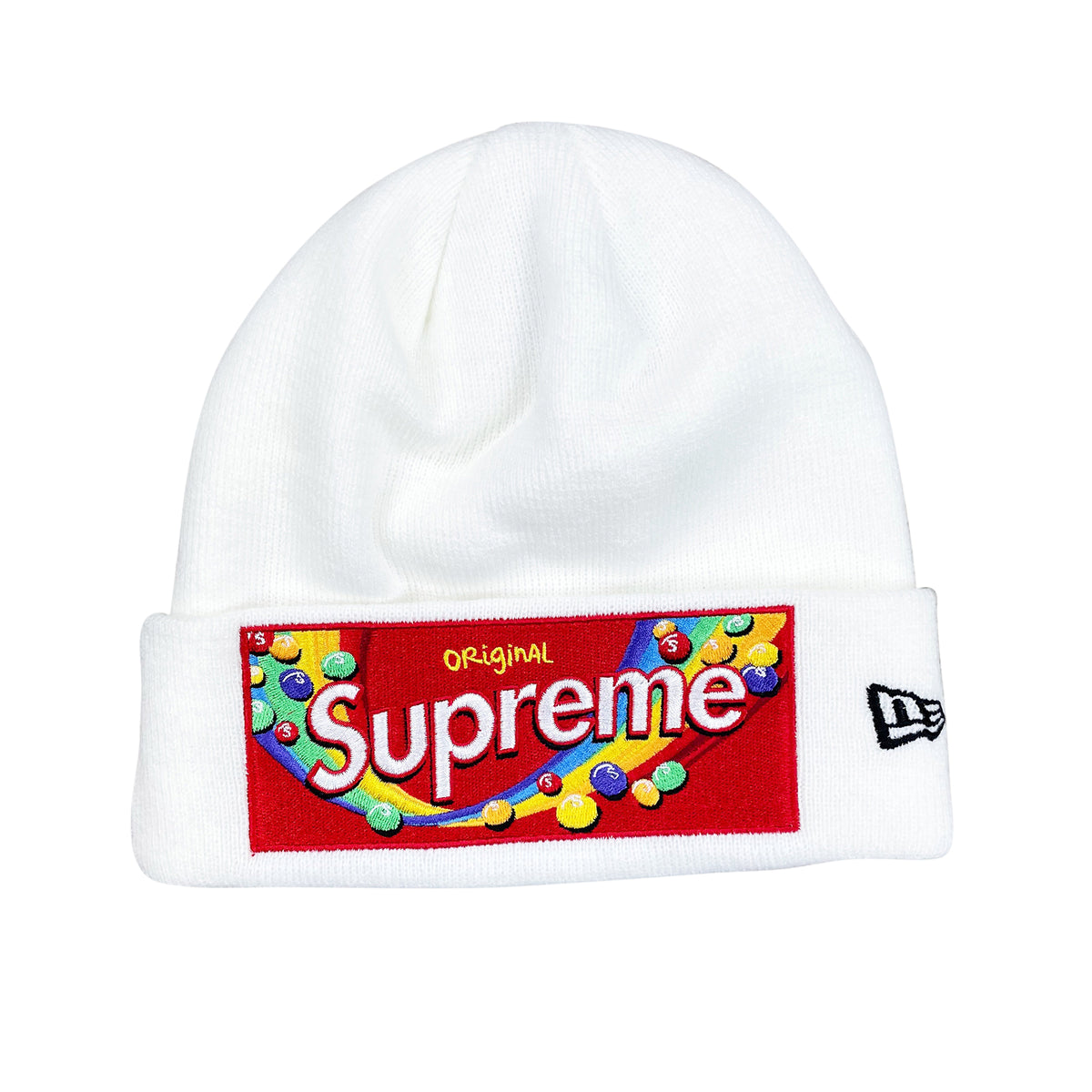 NEW ERA SKITTLES BEANIE WHITE (FW21)