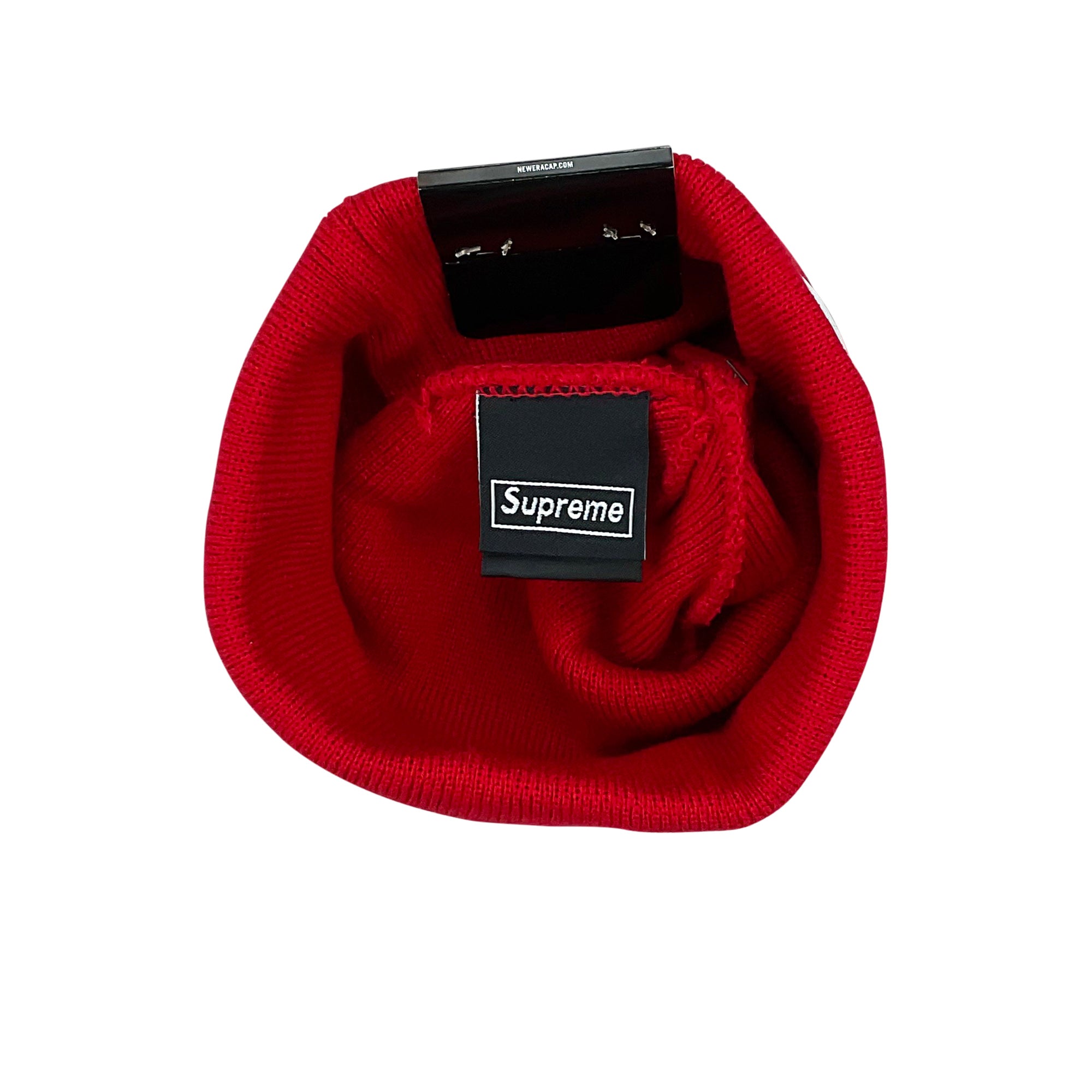 NEW ERA DEVIL S LOGO BEANIE RED (FW22)