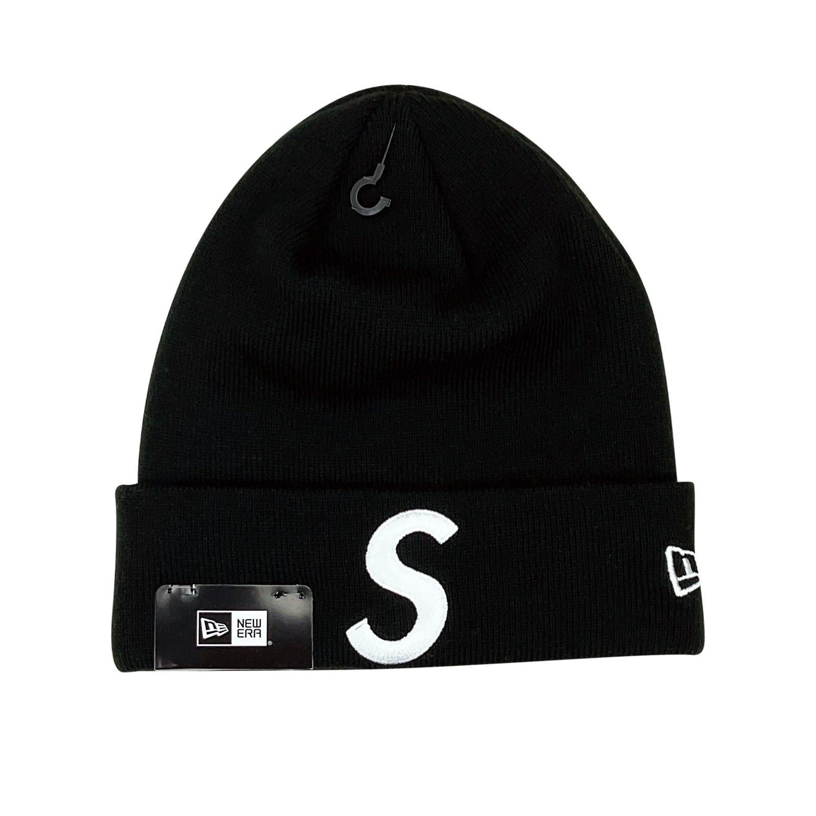 Supreme x New Era S Logo Beanie Black (FW23) - 0riginalFeet