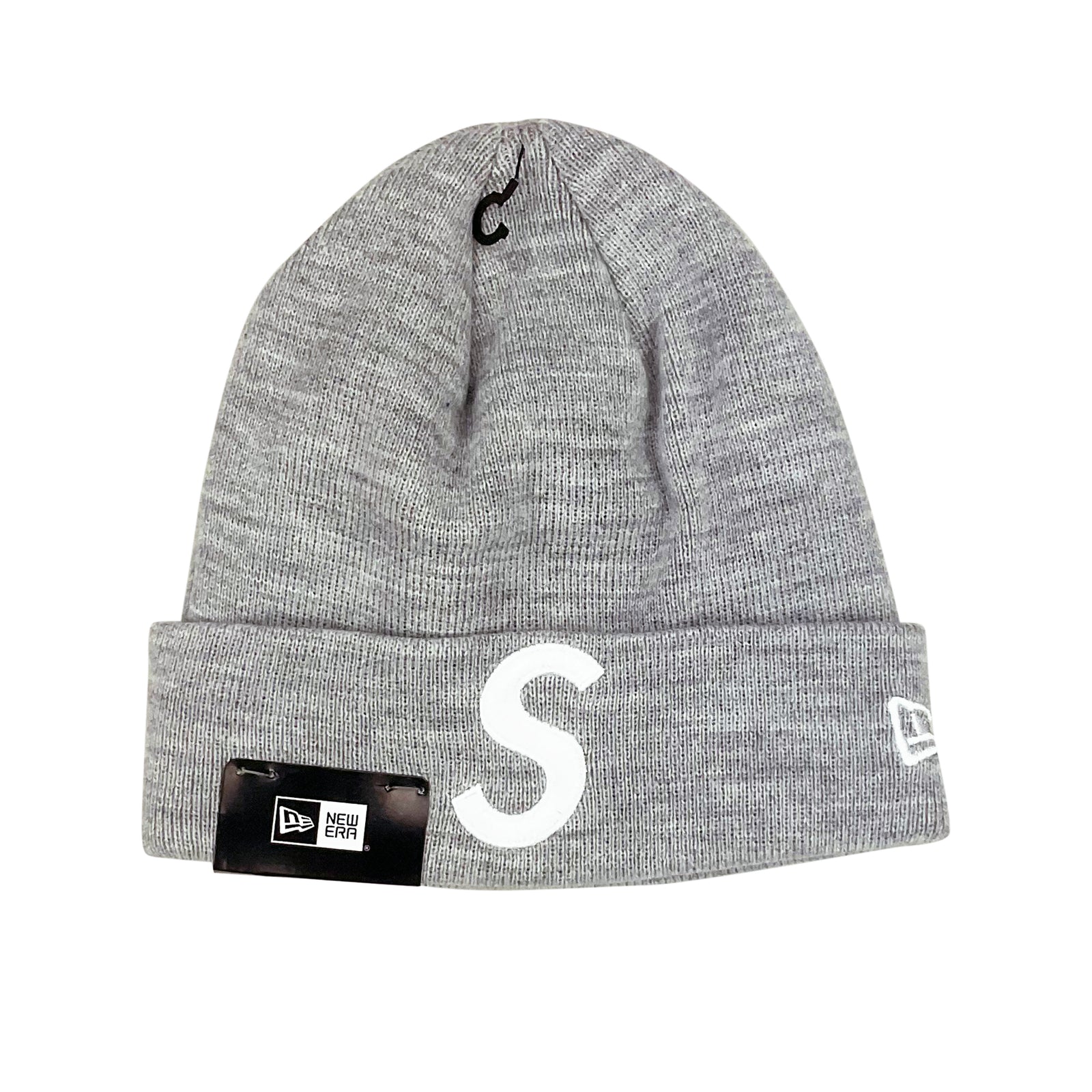 Supreme x New Era S Logo Beanie Grey (FW23) - 0riginalFeet