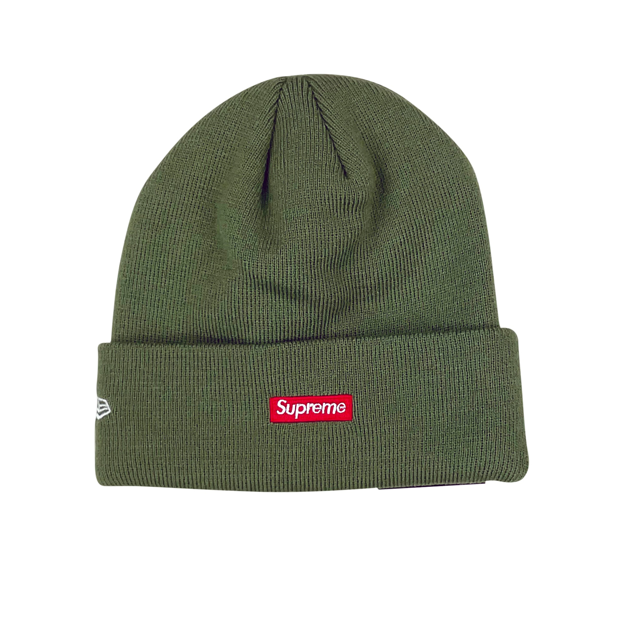 NEW ERA S LOGO BEANIE OLIVE (FW23)