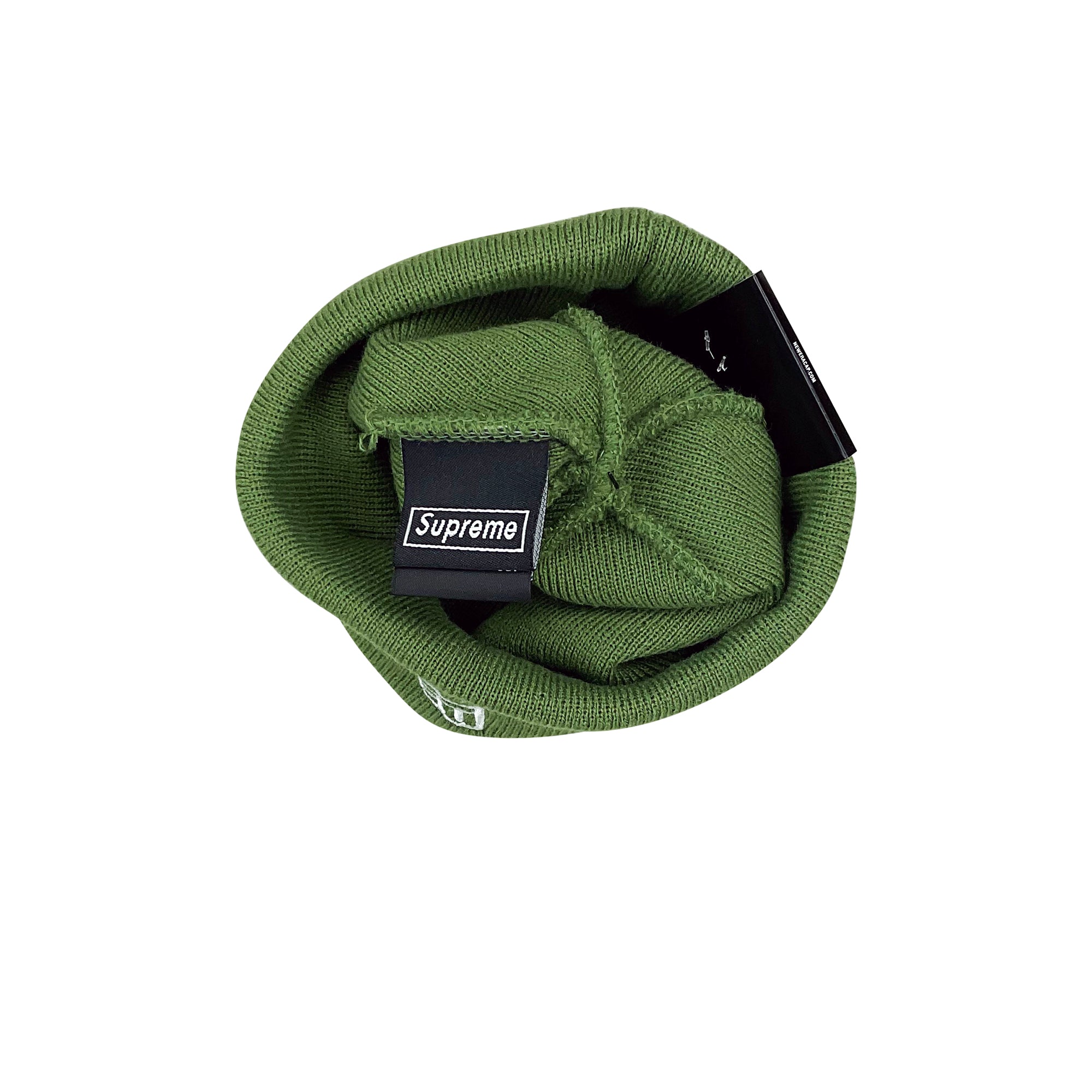 NEW ERA S LOGO BEANIE OLIVE (FW23)