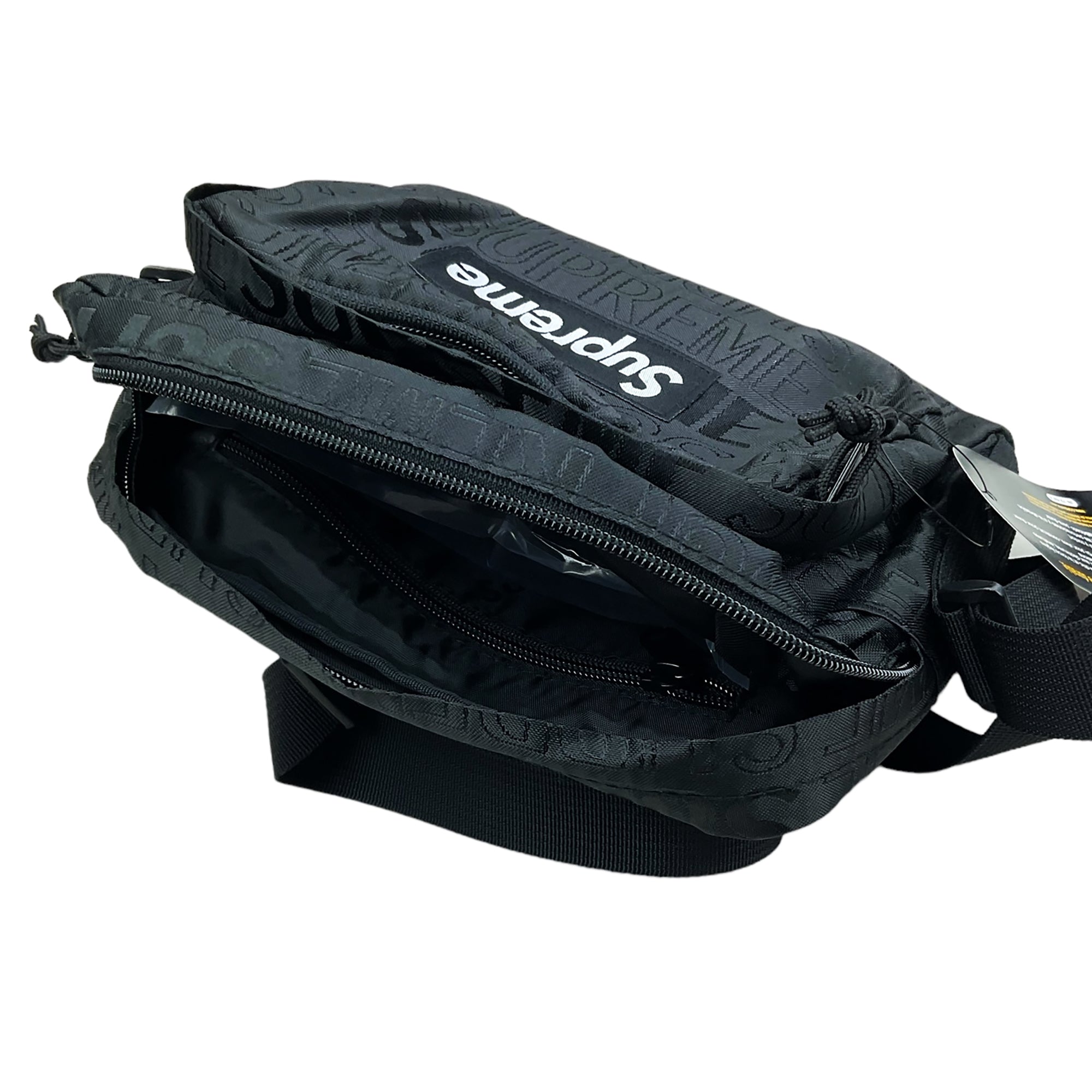 Supreme black shoulder bag fw18 on sale