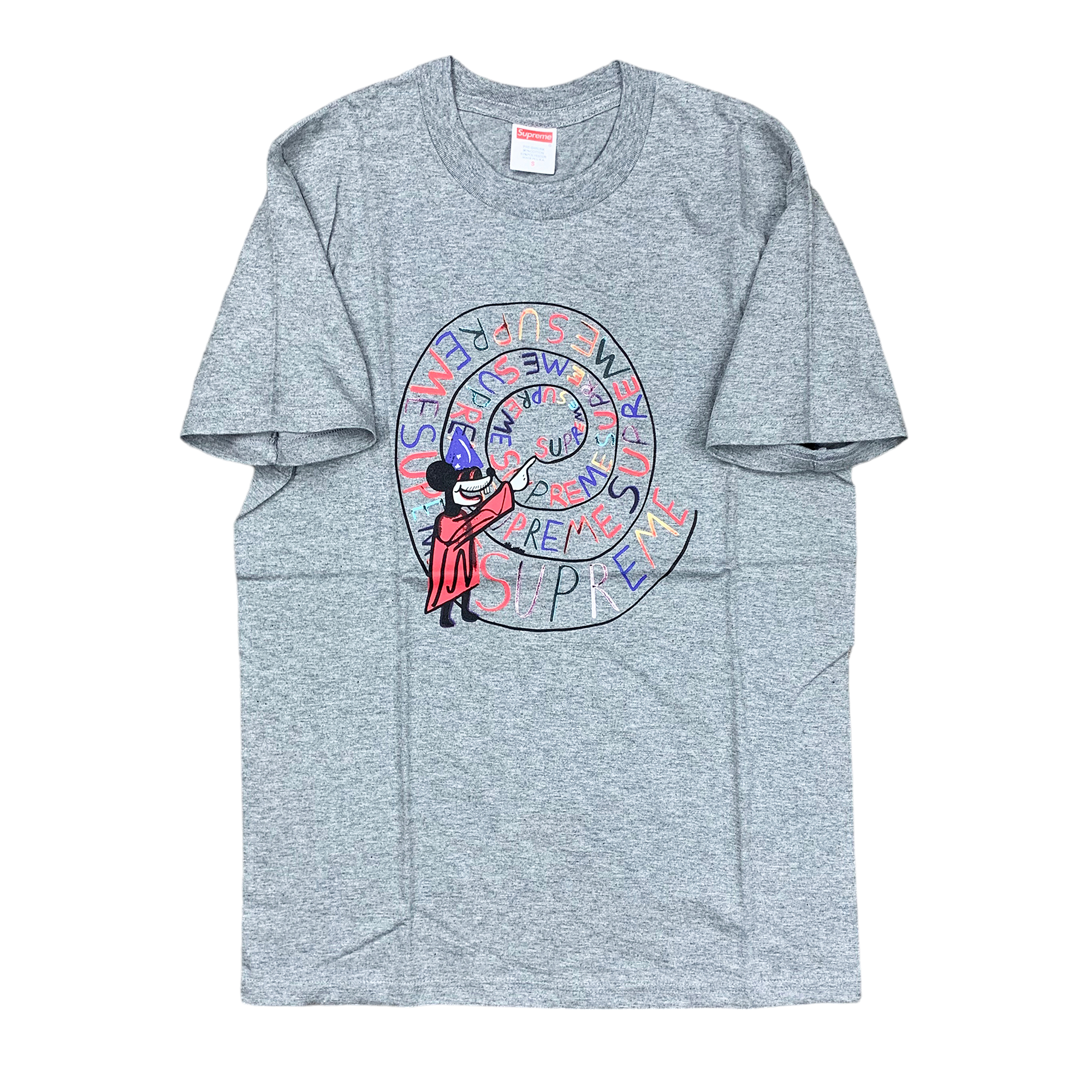 JOE ROBERTS SWIRL T-SHIRT HEATHER GREY (SS17)