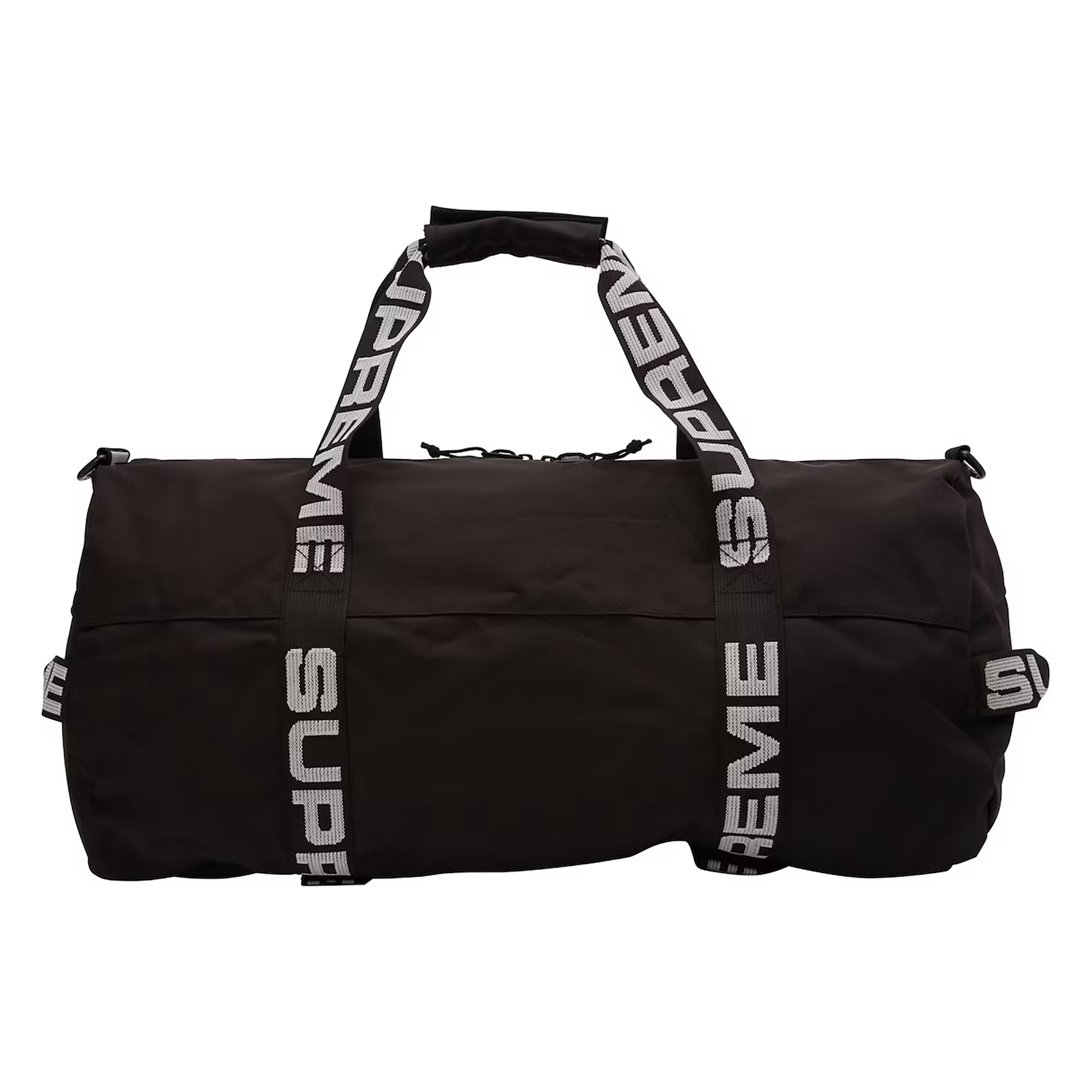 Supreme black duffle cheap