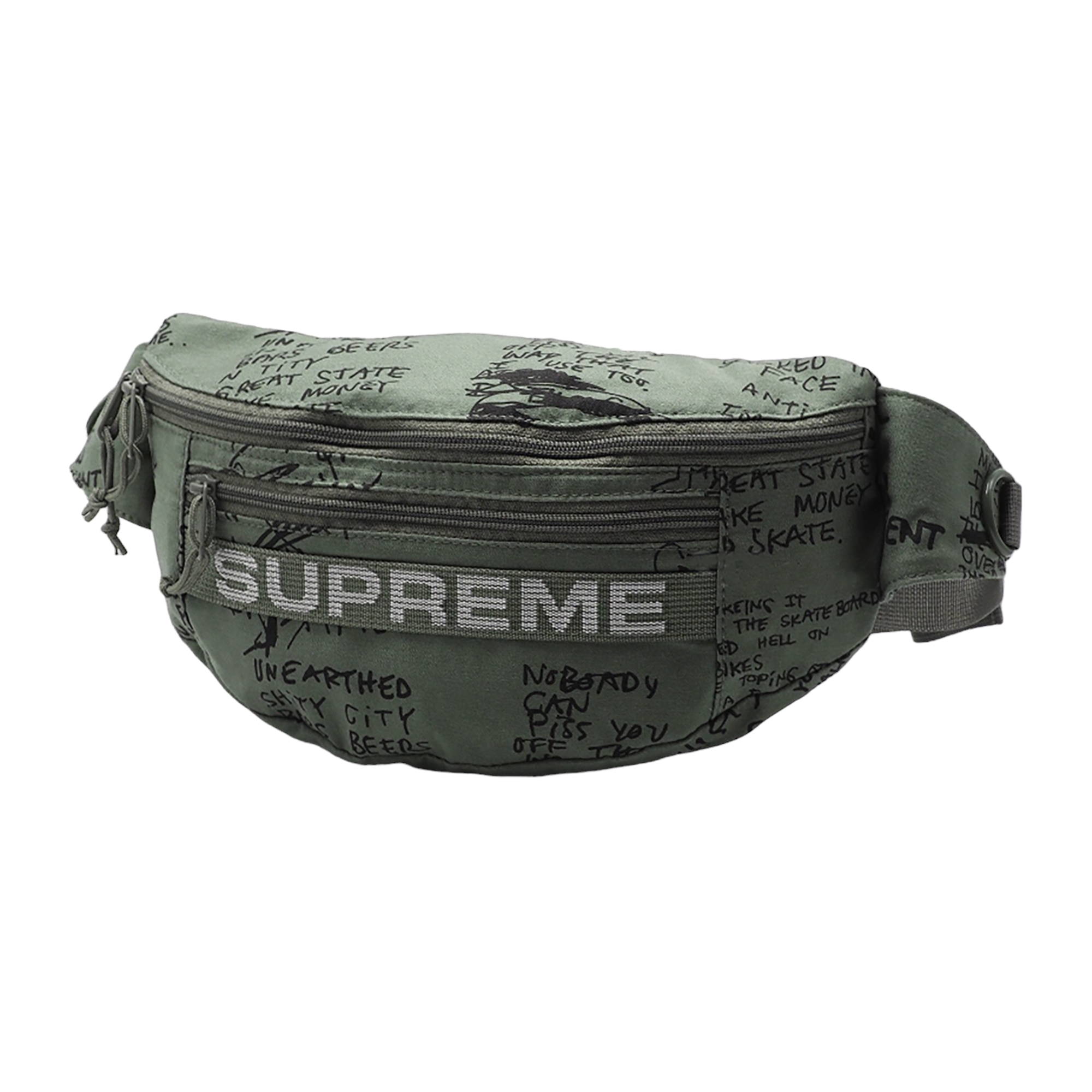 MILITARY WAIST BAG OLIVE GONZ GREEN (SS23)