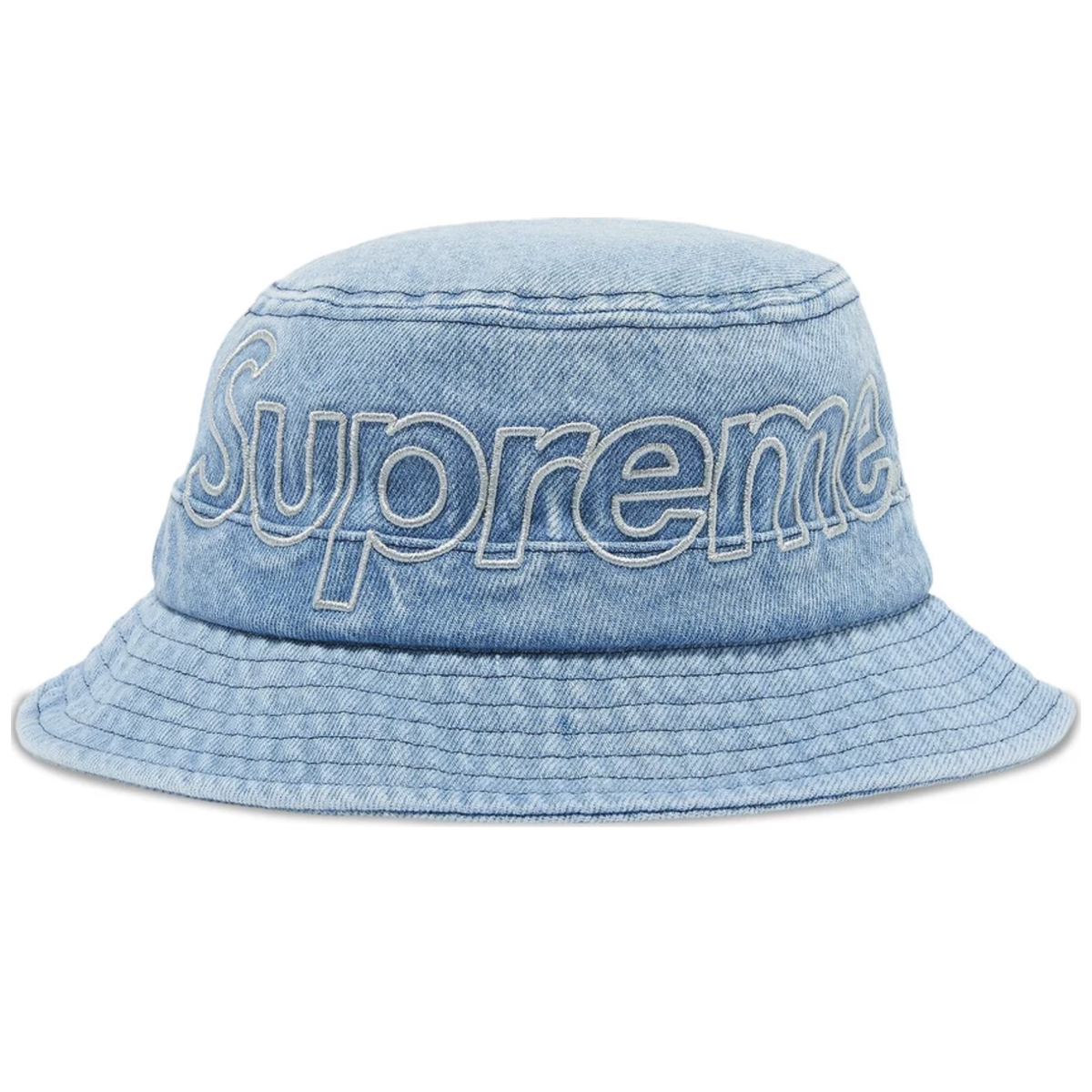 Blue supreme bucket hat hotsell