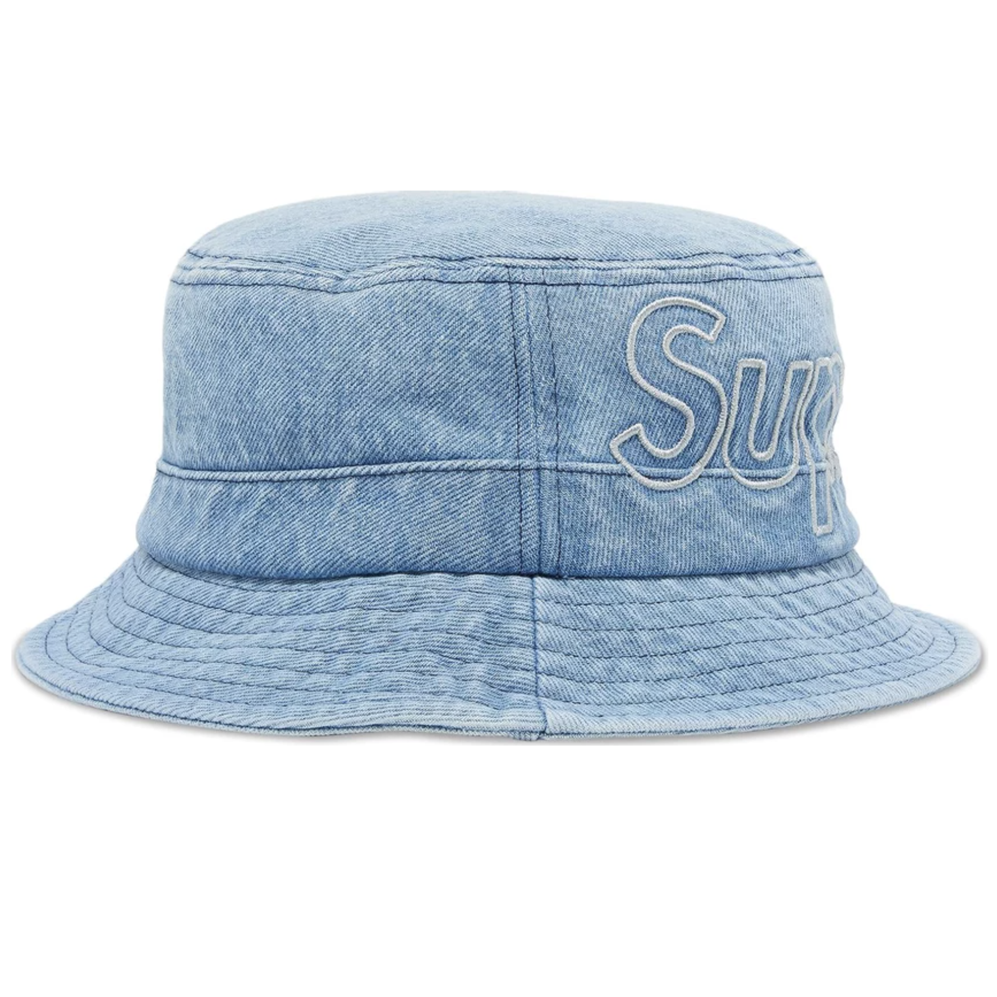 OUTLINE CRUSHER BUCKET HAT DENIM (SS23)