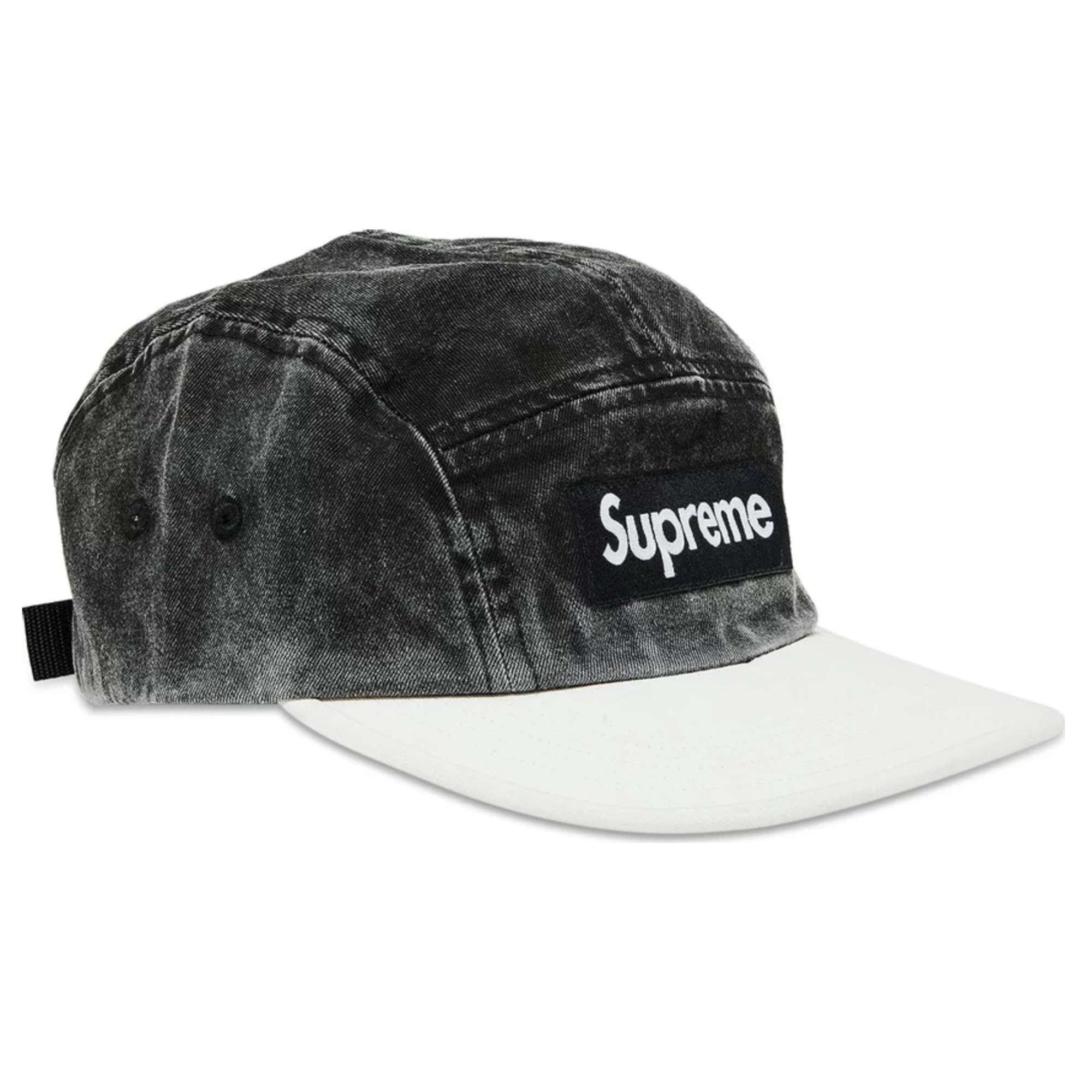 PIGMENT 2-TONE 5-PANEL CAMP CAP BLACK (SS24)