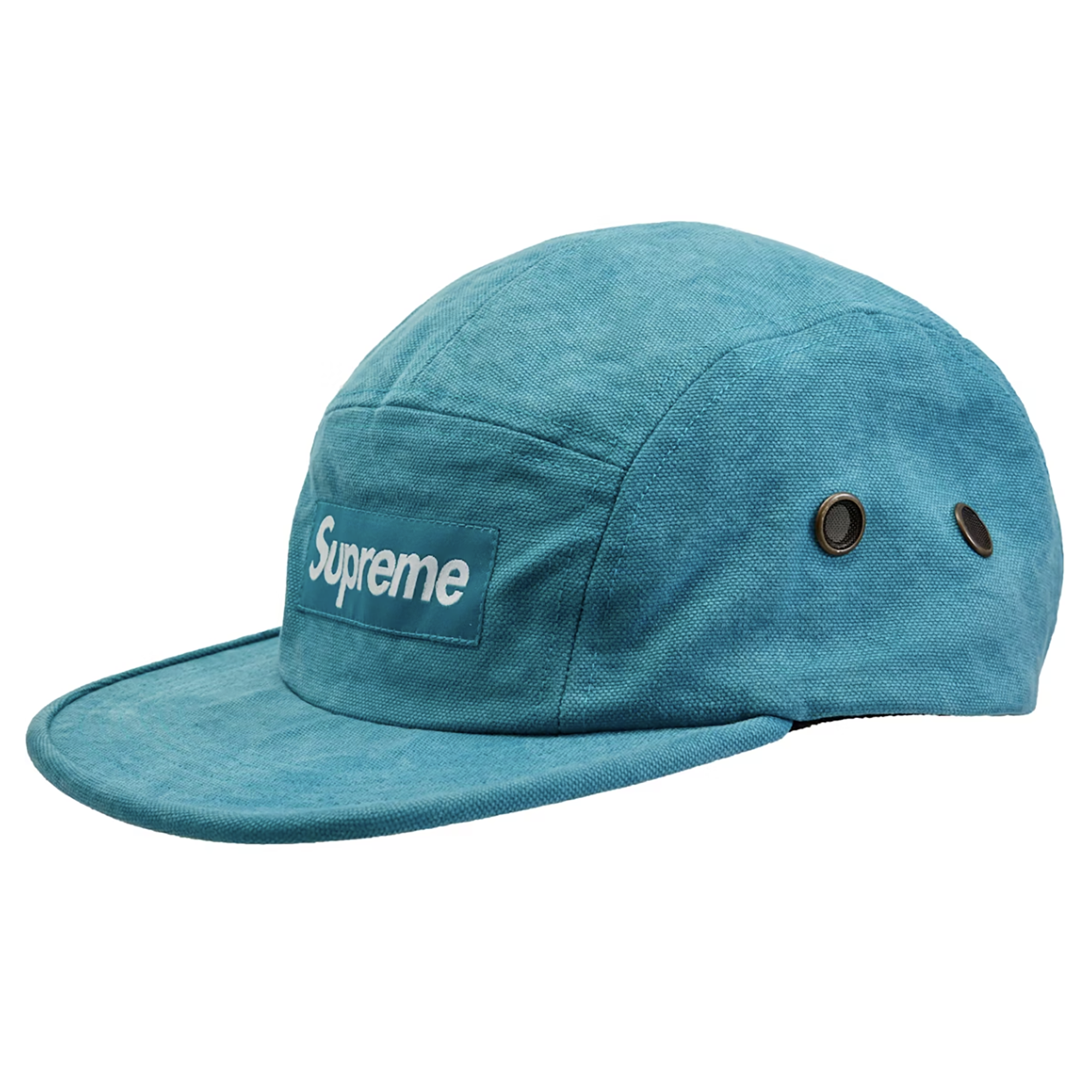 WASHED CANVAS 5-PANEL CAMP CAP TEAL (FW19)