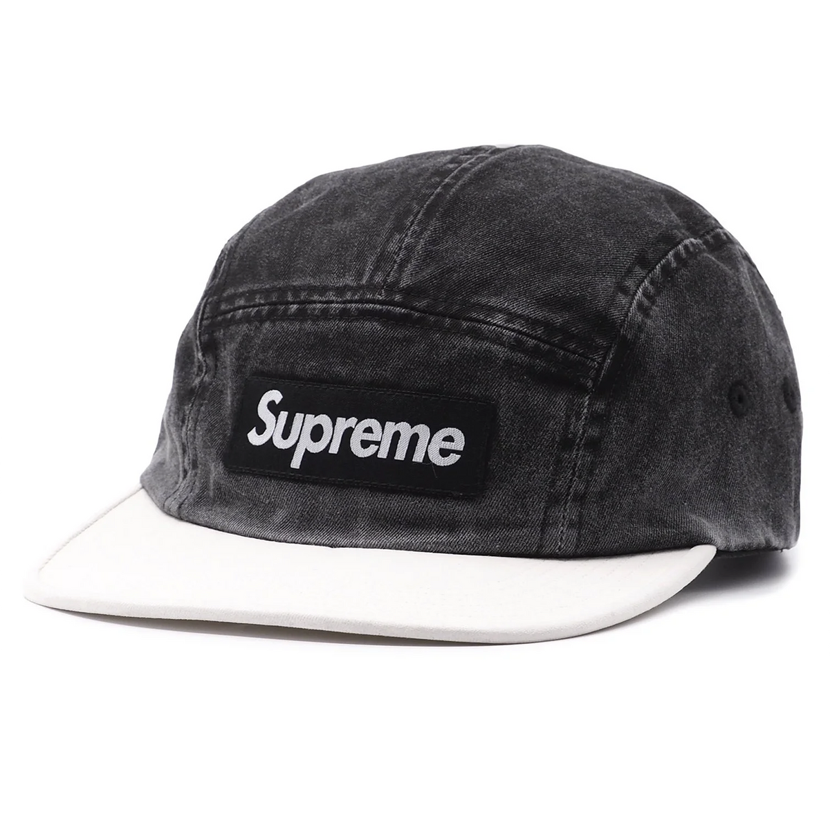 PIGMENT 2-TONE 5-PANEL CAMP CAP BLACK (SS24)