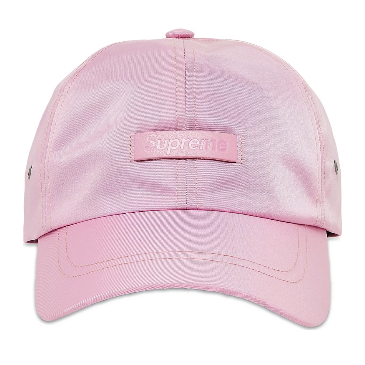 LEATHER PATCH 6-PANEL CAP DUSTY PINK (SS23)