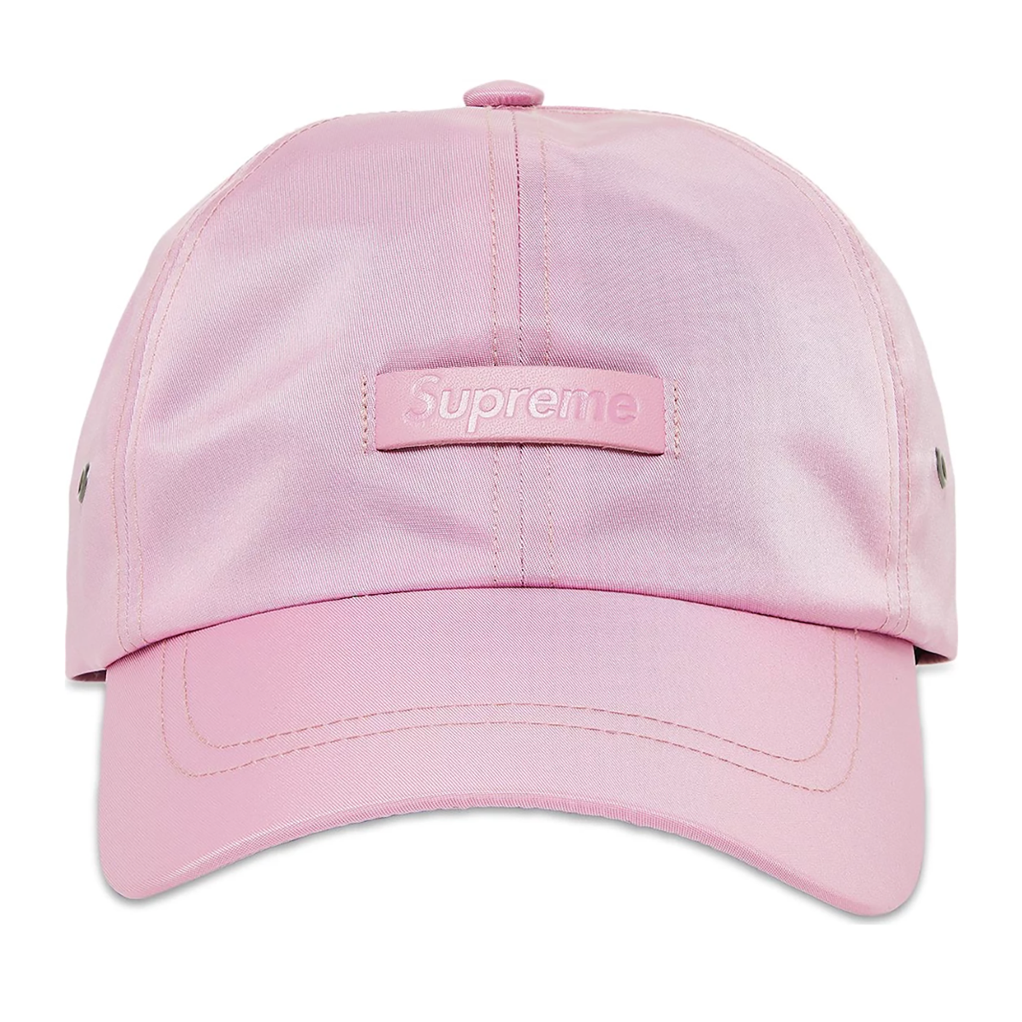 LEATHER PATCH 6-PANEL CAP DUSTY PINK (SS23)