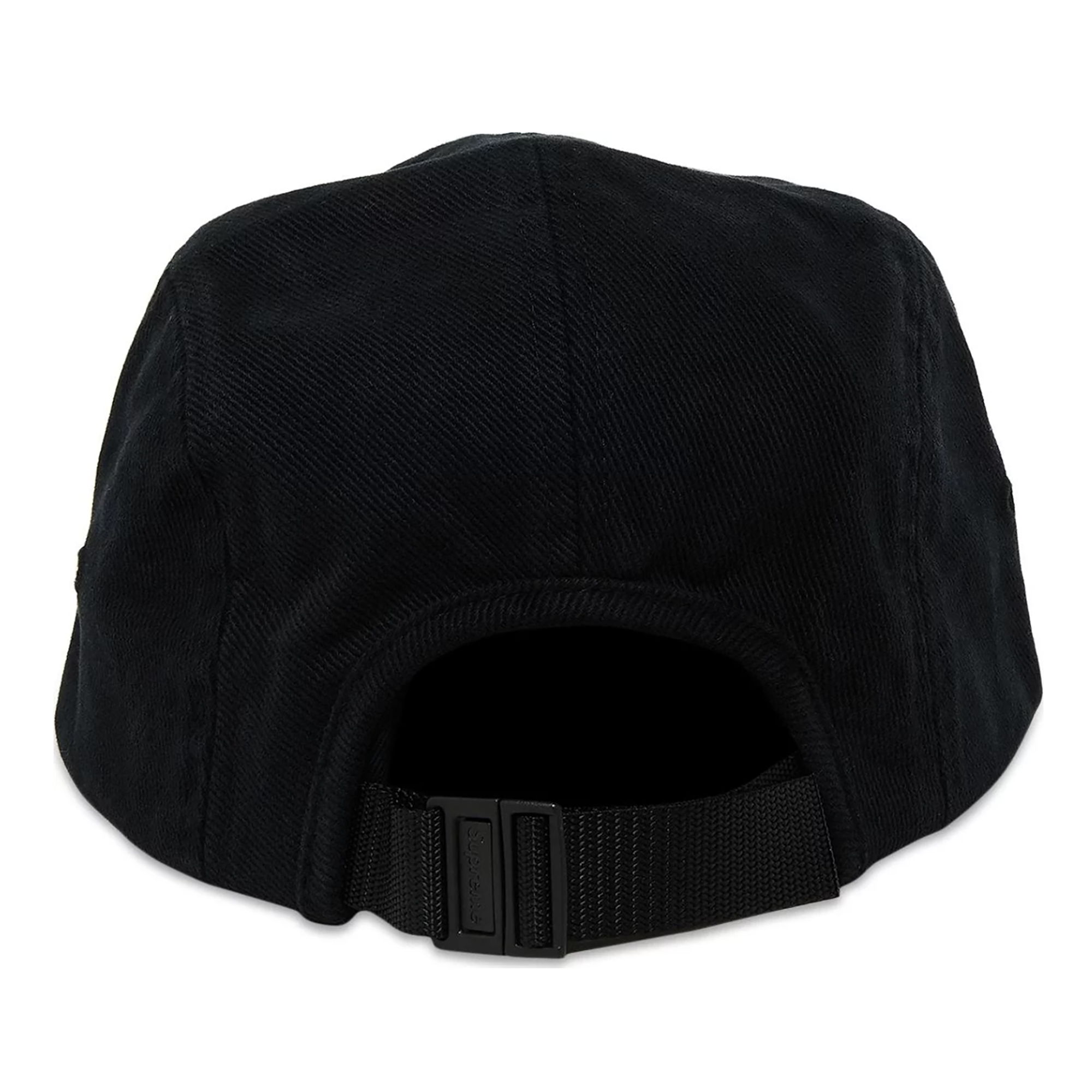 SUEDE VISOR 5-PANEL CAMP CAP BLACK (SS23)