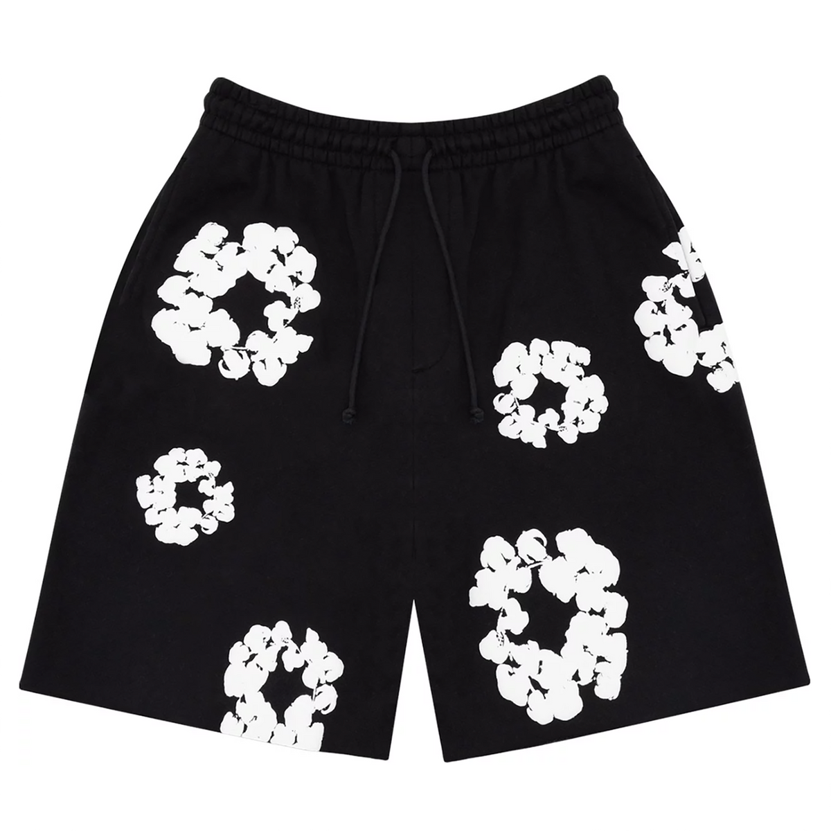 THE COTTON WREATH SHORTS BLACK