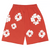 THE COTTON WREATH SHORTS RED