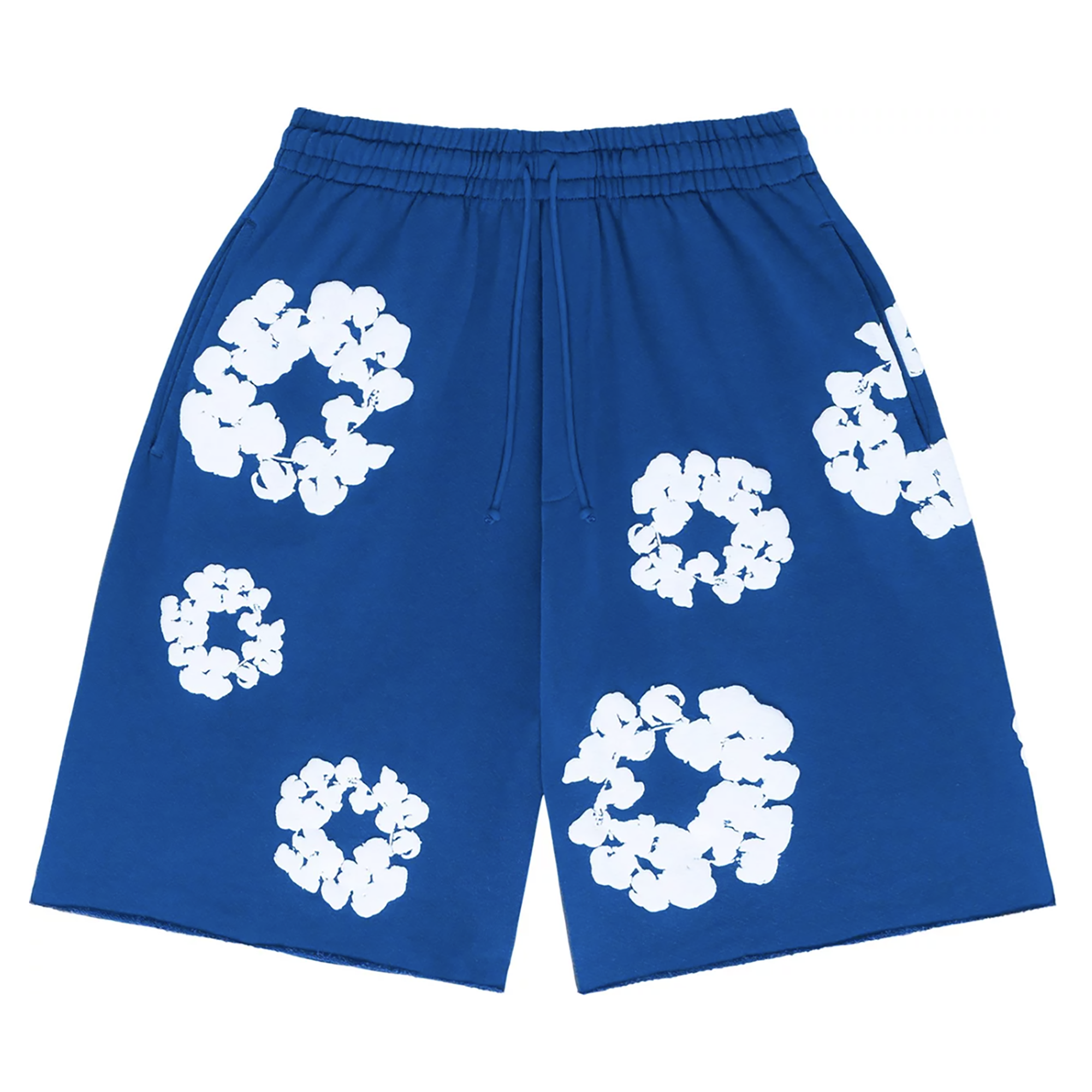 THE COTTON WREATH SHORTS ROYAL BLUE