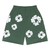 THE COTTON WREATH SHORTS GREEN