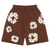 THE COTTON WREATH SHORTS BROWN