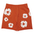 THE COTTON WREATH SHORTS ORANGE