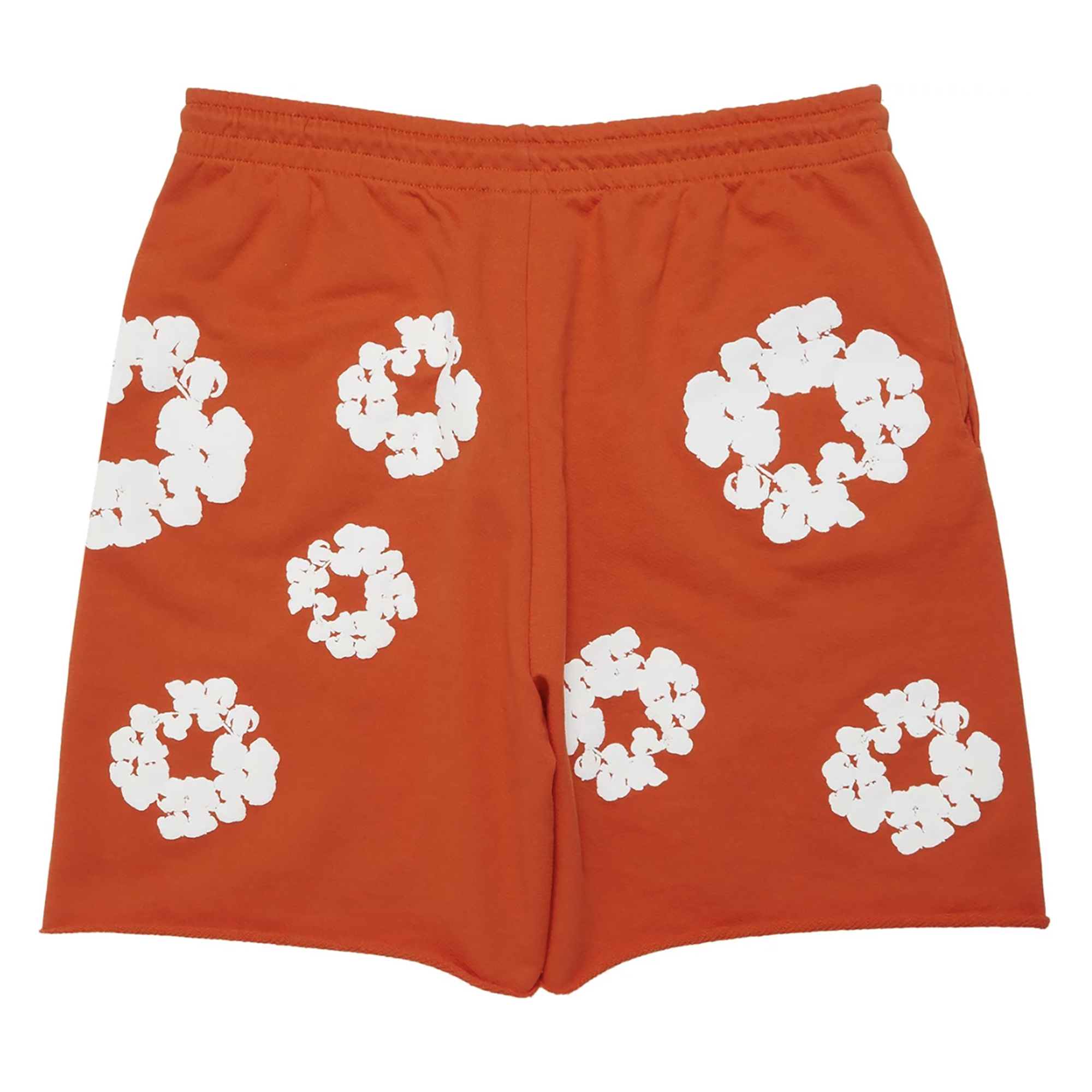 THE COTTON WREATH SHORTS ORANGE