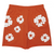 THE COTTON WREATH SHORTS ORANGE