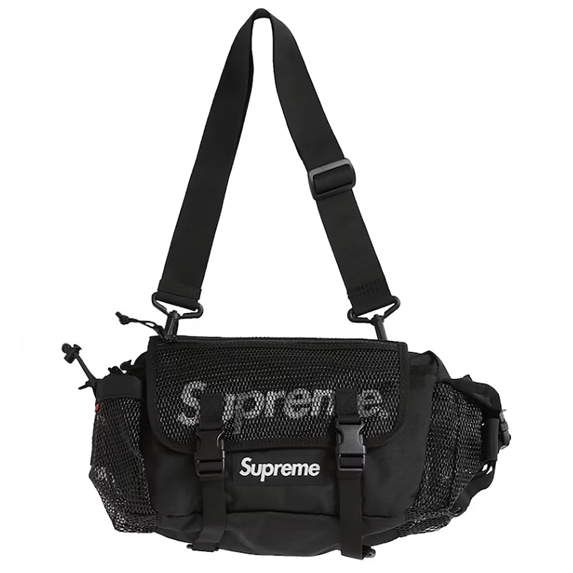 Supreme Mesh Waist Bag Black SS20 0riginalFeet