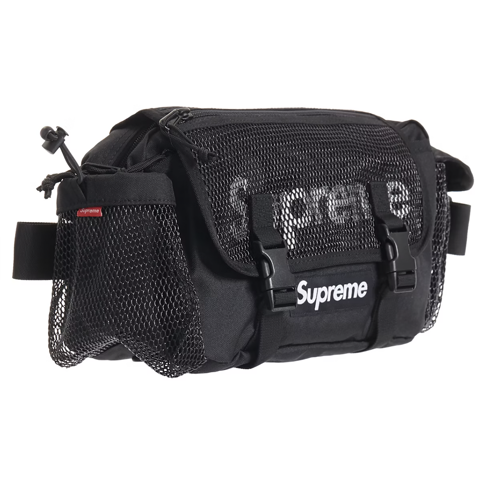 Supreme Mesh Waist Bag Black (SS20) - 0riginalFeet