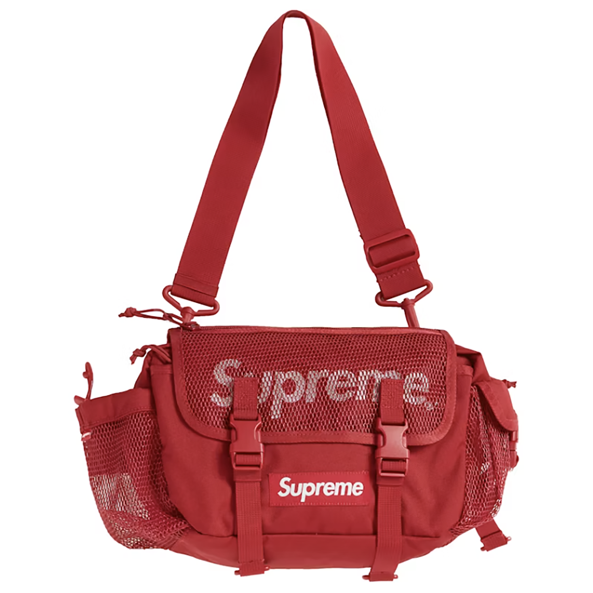 Supreme Mesh Waist Bag Dark Red SS20 0riginalFeet