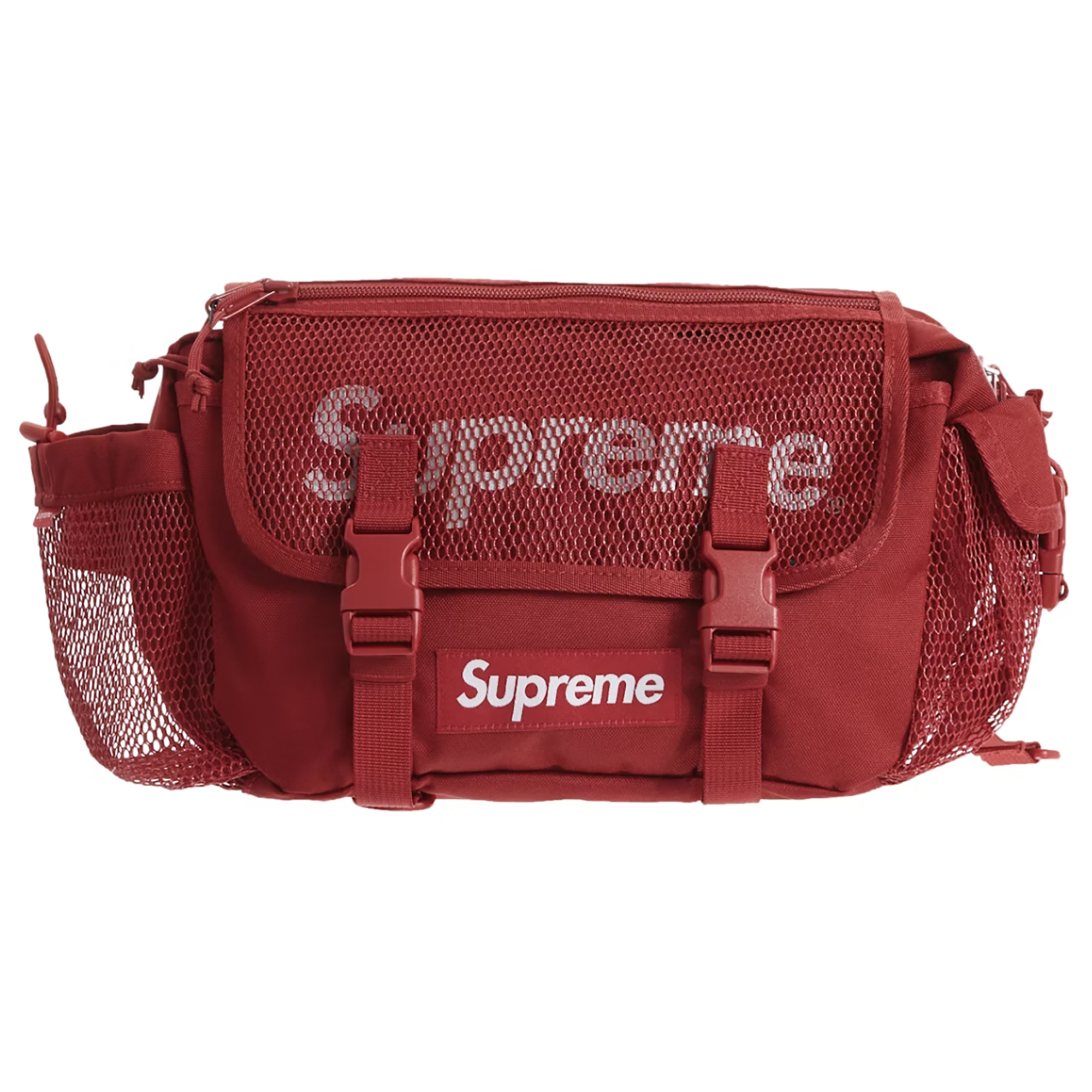 MESH WAIST BAG DARK RED (SS20)