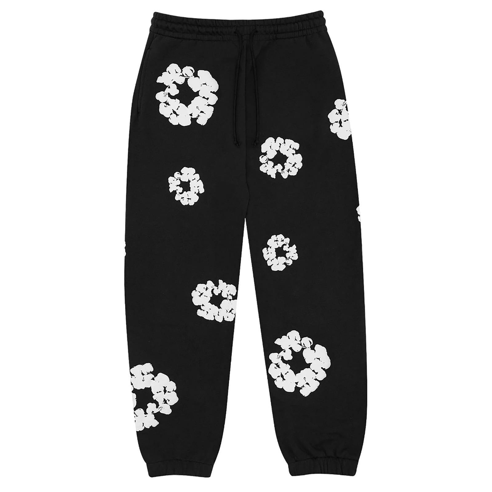 THE COTTON WREATH SWEATPANTS BLACK