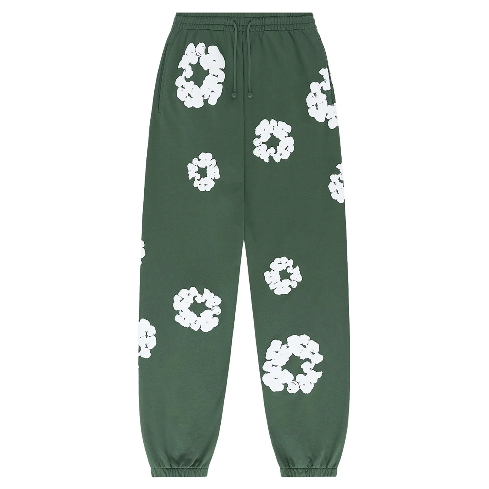 THE COTTON WREATH SWEATPANTS GREEN