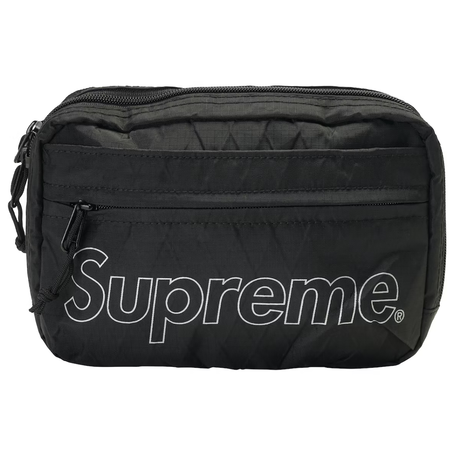 Supreme waist bag black fw18 hotsell