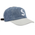 S LOGO 2-TONE 6-PANEL CAP WASHED DENIM (SS24)