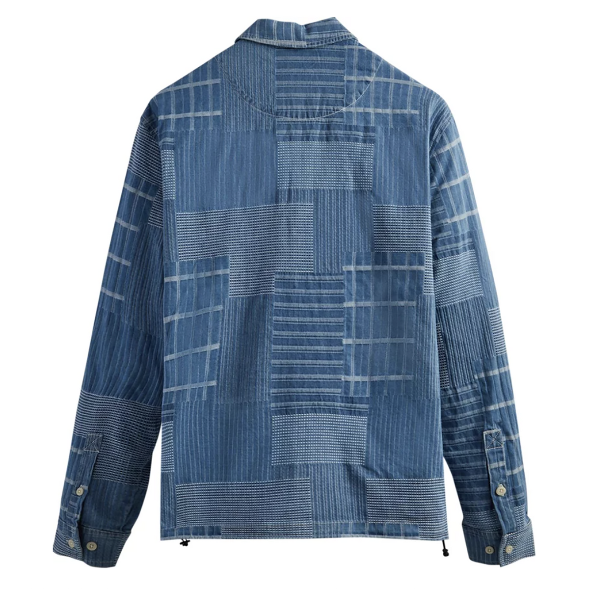 JAPANESE JACQUARD COACHES JACKET INDIGO